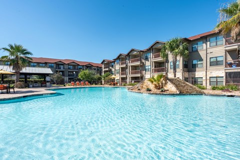 legacy brooks apartments swimming pool;  at Legacy Brooks, Texas